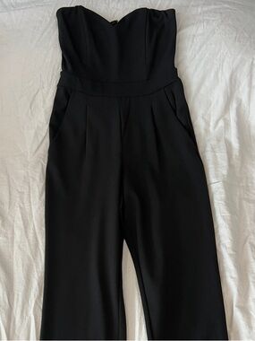 Strapless Black Jumpsuit